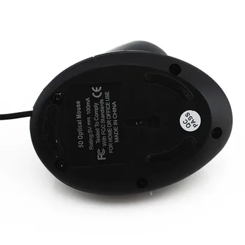 CHYI Drôtová Myš Ergonomický 5D 1600 DPI Optický Kábel USB Vertikálne Myší s Zápästí Zvyšok Podložka pod Myš Držiak Pre Gamer PC Notebook Ploche