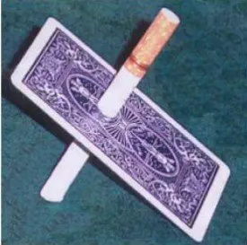 Cigareta Cez Kartu (Modrou Zadnej Strane Karty) Magické Triky, Magie Karty Pre Kúzelník Zblízka Ilúzie Trik Rekvizity Komédia