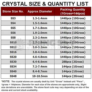 Citrine SS3 SS4 SS5 SS6 SS10 SS20 SS30 pre Nail Art Ploché Späť Kamienkami Lesk Crystal Dekorácie DIY Non rýchlu Opravu kameň štrasom