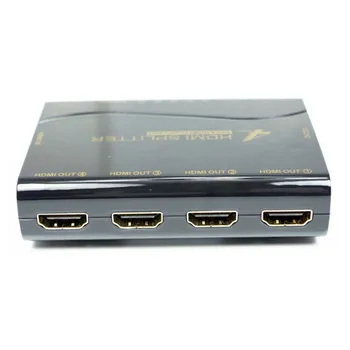 CKL 1x4 4 Port HDMI Splitter pre PC DV DVD HDTV Xbox, PS3, PS4 Podpory 1.4 V 3D 1080P HD-94M