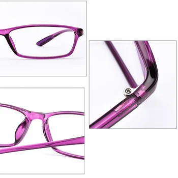 CLARA VIDA = Ultralight TR90 módne fialové ženy progresívna multifokálna okuliare na čítanie Bifocal +1 +1.25 +1.75 +1.5 AŽ +4