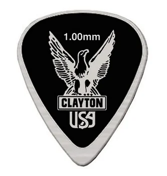 Clayton ZZ-Zinok Štandardné Kovové Gitara Vybrať Plectrum Mediátora 1/pick Rozchod 1.0 mm alebo 2,0 mm