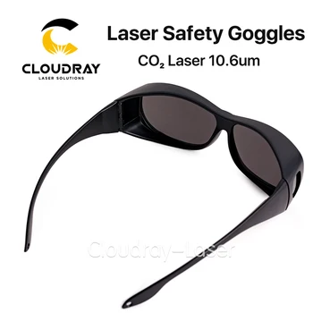 Cloudray 10600nm Štýl C Laser Bezpečnostné Okuliare OD4+ CE Ochranné Okuliare Pre CO2 Laserové Rezacie Rytie Stroj