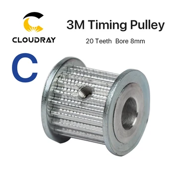 Cloudray CO2 Laser Kovové Časti Synchrónne Prevodové 6.35/8/12 mm pre DIY CO2 Laserové Rytie Stroj na Rezanie