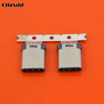 Cltgxdd N-377 1PCS 24pin USB-C, USB 3.1 Typ C Mužskej & Žena Plug & konektora / Zásuvky Konektora SMT Zvárania Typ