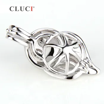 CLUCI najnovšie 925 sterling silver medailón krásne Had klietky prívesok pre dievčatá 3ks náhrdelník