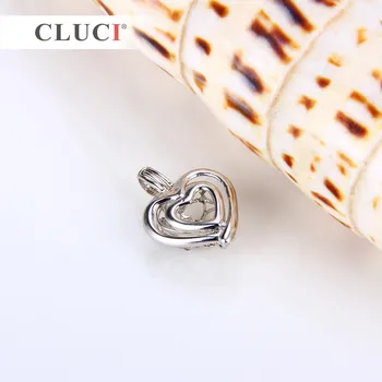 CLUCI romantická Manželská Láska Srdce charms 925 sterling silver medailón náhrdelník s príveskom, jemné šperky pre ženy