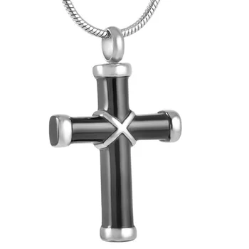 CMJ8350 Obľúbený Klasický Dizajn Kríž Kremácie Šperky Pamätník Popola drahocenná pamiatka Prívesok Náhrdelník Kontajner