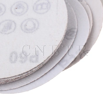 CNBTR 115mm Oxid hlinitý Kolo Kotúč brúsny papier 60/80/120/180# Pack 20
