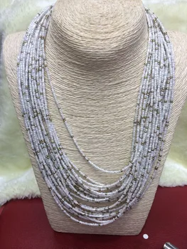 Collier Femme pre 2016 Módne Boho Náhrdelník Ženy Šperky Korálky Multi-layer Choker Vyhlásenie Náhrdelníky & Prívesky bijoux golier