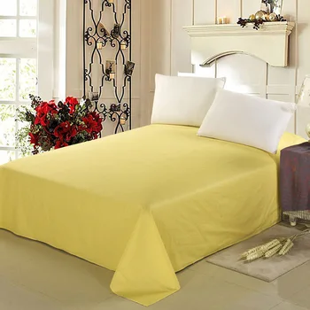 Comwarm 1PC Bavlna Moderné Bedsheet Pevné Oranžová, Žltá, Ružová Farba Mäkké Dotyku Vybavené Kryt prehoz cez posteľ Dekor Spálňa Hoteli
