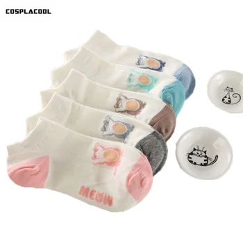 [COSPLACOOL]Harajuku malé čerstvé roztomilý kreslený žaby vzor ponožky ženy móda bavlna teplé ponožky pohodlné, priedušné Sokken