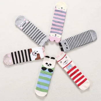 [COSPLACOOL]Nový Fuzzy Ucho Králik/Medveď Dievča Obľúbené Ponožky Ženy, Dievčatá Teplé 3D Meias Cartoon Vták Elastické Pásy Zábavné Calcetines