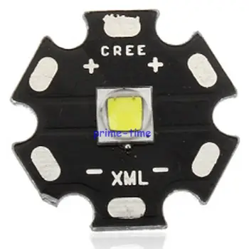 CREE XML2 LED XM-L2 T6 10W BIELA Neutral Biela Teplá Biela Vysoký Výkon LED Žiarič s 16 mm 20 mm PCB Pre Baterku Horák