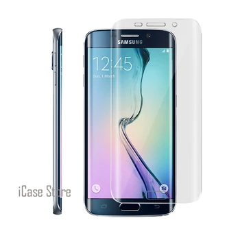 Crystal Clear 3D Zakrivené Screen Shield Fólia pre Samsung Galaxy S7 Okraji S7 Späť fundas capinhas(Nie Temperament Sklo)
