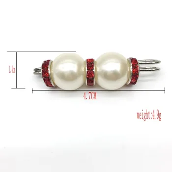 Crystal Simulované Pearl Brošňa Pin Šaty Drahokamu Dekorácie Pracky Pin Šperky, Brošne Pre Mužov, Ženy 20pcs