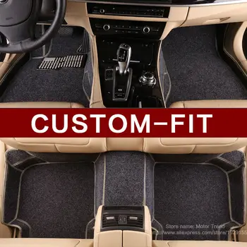 Custom fit auto podlahové rohože pre Kia Sorento Sportage Optima K5 Forte Rio/K2 Cerato K3 Cadenza Dušu 3D auto styling vložky