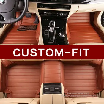 Custom fit auto podlahové rohože pre Toyota Pôdy Cruiser Prado 150 120 Corolla 3D všetkých poveternostných auto styling koberec podlahy vložky(2002-)