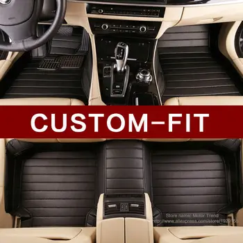 Custom fit auto podlahové rohože pre Volkswagen Beetle CC Golf Jetta Passat Tiguan Touareg sharan auto-styling koberec, podlahové fólie