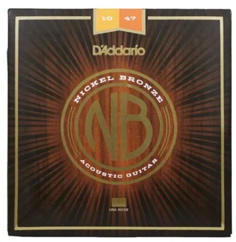 D ' addario Nikel, Bronz Akustické Gitarové Struny NB1047 NB1152 NB1253 NB1256 NB1356