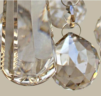 D15/D20/D30cm Mini Crystal Stropné Svietidlá Uličkou Veranda, Chodba Svetlo Lampy Cristal Listry Schodisko Flush Mount Crystal Osvetlenie