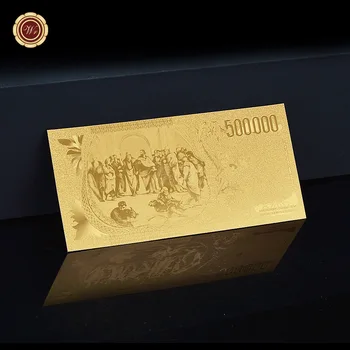 Darčekové Poukážky Čistého Zlata Bankoviek Vyrezávané Taliansko 500, 000 Lire Na Zber A Súčasnosť