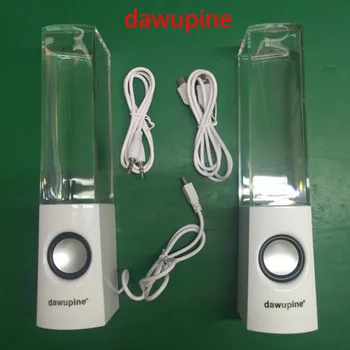 Dawupine Tanec Vody Reproduktor Mini USB LED Svetlo, Bluetooth Reproduktor Pre mobilný telefón, ipad lapto MP3, MP4 PSP Prenosný počítač
