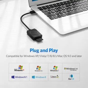 Dbg Čítačka Kariet Mini USB 3.0 SD, Micro SD TF OTG Smart Card Reader pre Samsung Kingston Pamäťové Karty, Čítačka, USB, SD Adaptér