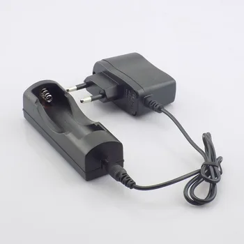 DC 3,5 mm USB Napájací Kábel AC domáca Nabíjačka nabíja drôt pre 18650 nabíjateľné batérie pre svetlomet vedúci svetlo baterky