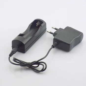 DC 3,5 mm USB Napájací Kábel AC domáca Nabíjačka nabíja drôt pre 18650 nabíjateľné batérie pre svetlomet vedúci svetlo baterky