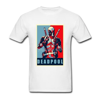 Deadpool T Shirt 3XL Vlastné Krátky Rukáv pánske Košele Módne Pár Bavlna Muži T-shirt