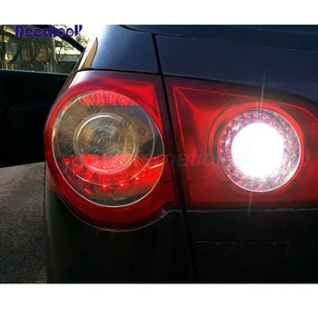 Deechooll 2XCar Cúvaní, LED Svetlo na Golf MK5 MK6, Bielej a Červenej 1156 P21W Chvost Zadnej strane Osvetlenie Žiarovka pre VW Golf 01-13 Zadné Lampy