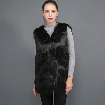 DEEMEI Načechraný dlho umelú kožušinu kabát ženy Zimné falošné kožušiny streetwear ružový kabát ženské Módne farebné kožuchy vrchné oblečenie 2018