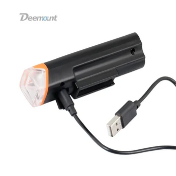Deemount Požičovňa Svetlometu 350Lumen USB Nabíjanie LED Svietidlo Horák, jazda na Bicykli Predné Osvetlenie Cut Off Line Svetlo Snímanie Strane Viditeľné
