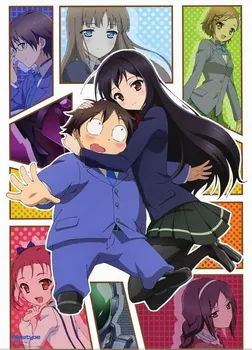 Dekorácie Accel Sveta Anime Kuroyuki Hime & Arita 57*41 CM Stene Prejdite Plagát #37344