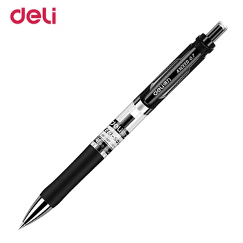 Deli gélové pero&náplň sada office čierny atrament písacie pero roztomilý školské potreby Kreatívne grafické efekty pre písanie Vysoko kvalitné pero