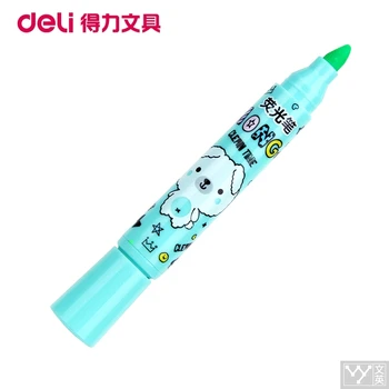 Deli S613 Fluorescenčné Pero Označené Poznámka Číslo Pero Farba Marker Pero, Farba Fluorescenčné Hrubo Hlavu