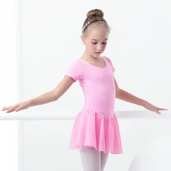 Deti Baletné Šaty Priehľadný Šifón Dance Sukne Deti Baletné Oblečenie Školenia Tanečné Oblečenie Pre Dievčatá