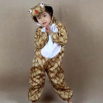 Deti detský Batoľa Dievča, Chlapec Pajama Cartoon Zvieratá Had Python Kostým Oblečenie Jumpsuit Deň Detí Halloween Kostýmy