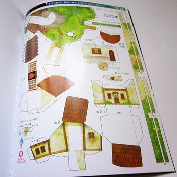 Deti DIY HRAČKA 3D Papier Puzzle model Hayao MiyazakiHowl ' s Moving Castle