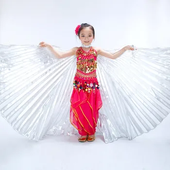 Deti Egypt Isis dieťa Brušného Tanca Krídla Deti Tanec Wing Hot Nový indický tanec ženy bellydance 1pc krídlo 3 farby VL-503