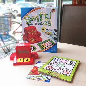 Deti Puzzle Hry Zábavné Vzdelávacie Hračky Pre Deti Skoro Learnning Anglické Slová, Čísla, Času Bingo Karty, Puzzle Rodinné Hry