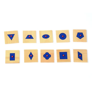 Detská Hračka Montessori Konštruktívne Trojuholníky - 4 Boxy 10 Vložky Tvary Triedenie Geometrických Tuhé látky s 3 Stojí Brinquedos Juguetes