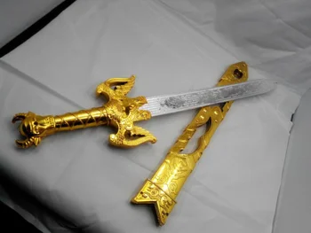 Detské Plastové Hračky Meč Golden Eagle Hlavu, Zbraň, Zbrane, Postavy Šaty Príslušenstvo Simulácia 8-11 Rokov Unisex