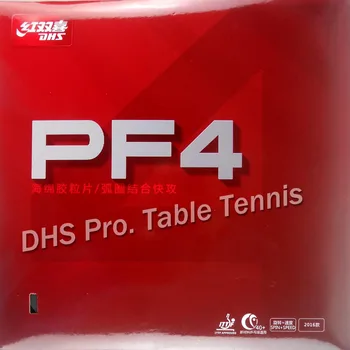 DHS PF4 PF 4 PF-4 Pips-V Stolný Tenis, PingPong Gumy S Sponge