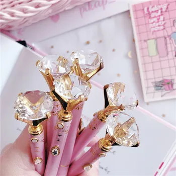 Diamond Guľôčkové Pero Japonské Kreslené Sailor Moon pero Bohyne Žezlo kawaii pero Študent pennen ružová roztomilý dievča guľôčkové perá