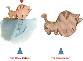 Diamond mozaiky mačka diy diamond maľovanie mačka rozmery cross stitch diamond maľby zvierat diamond výšivky mačka mozaika