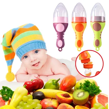 Dieťa Cumlík Novorodenca Ovocia, Zeleniny, Čerstvých Potravín Feeder Bradavky Cumlík Bezpečné Fľaše, Cumlík Pre Baby Dievča, Chlapec Ľahké Držanie