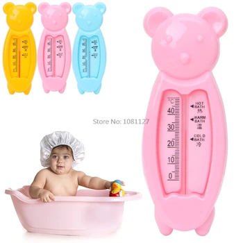 Dieťa Dieťa Krásne Plastové Plávajúce Krásne Medveď Vaňou Senzor Vody Baby Kúpeľ Hračka Teplomer Tester