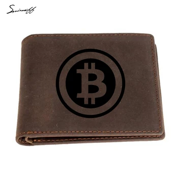 Digitálna mena Bitcoin Logo Peňaženky Multi Držiteľov Karty Malé Zip Vrecku Peňaženku, Tašku Vlastné Meno Originálne Kožené Peňaženky Mužov